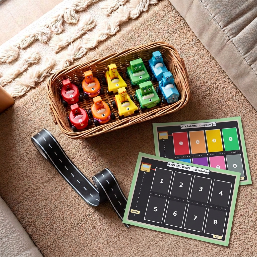 Road Tape & Numberblocks Parking Basket